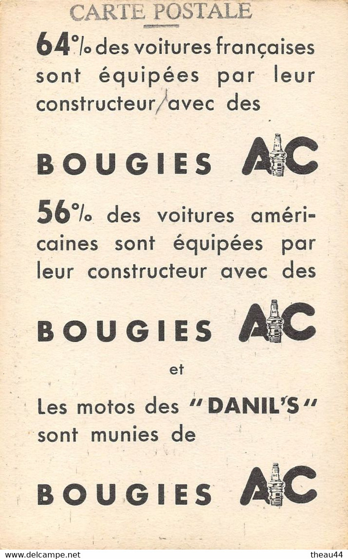 ¤¤   -  Carte Publicitaire  " LES DANIL'S "  Les Rois De L'Acrobatie Motocycliste   -  Moto , Motards  -  ¤¤ - Moto