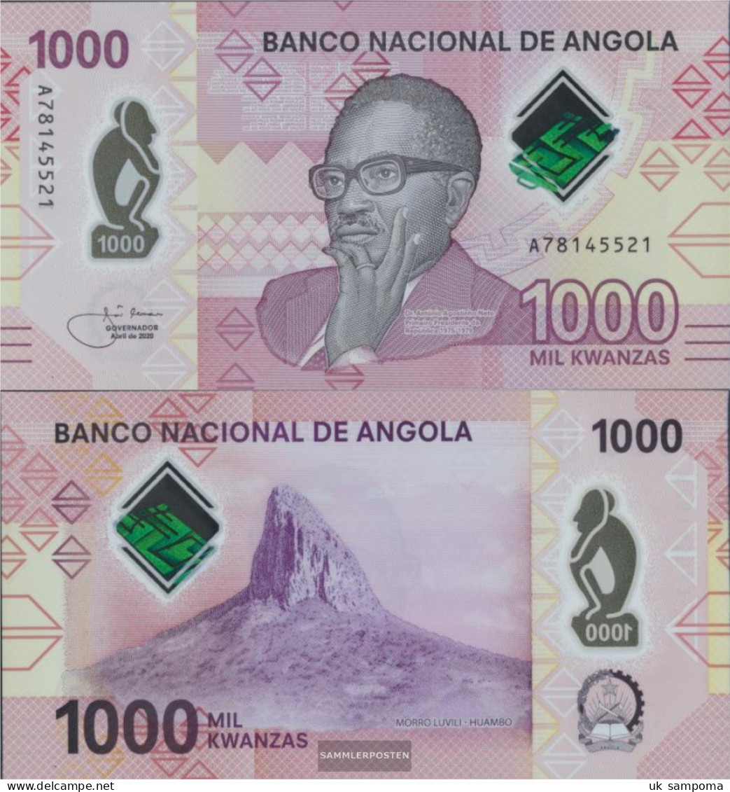 Angola Pick-number: W162 Uncirculated 2020 1.000 Kwanzas - Angola