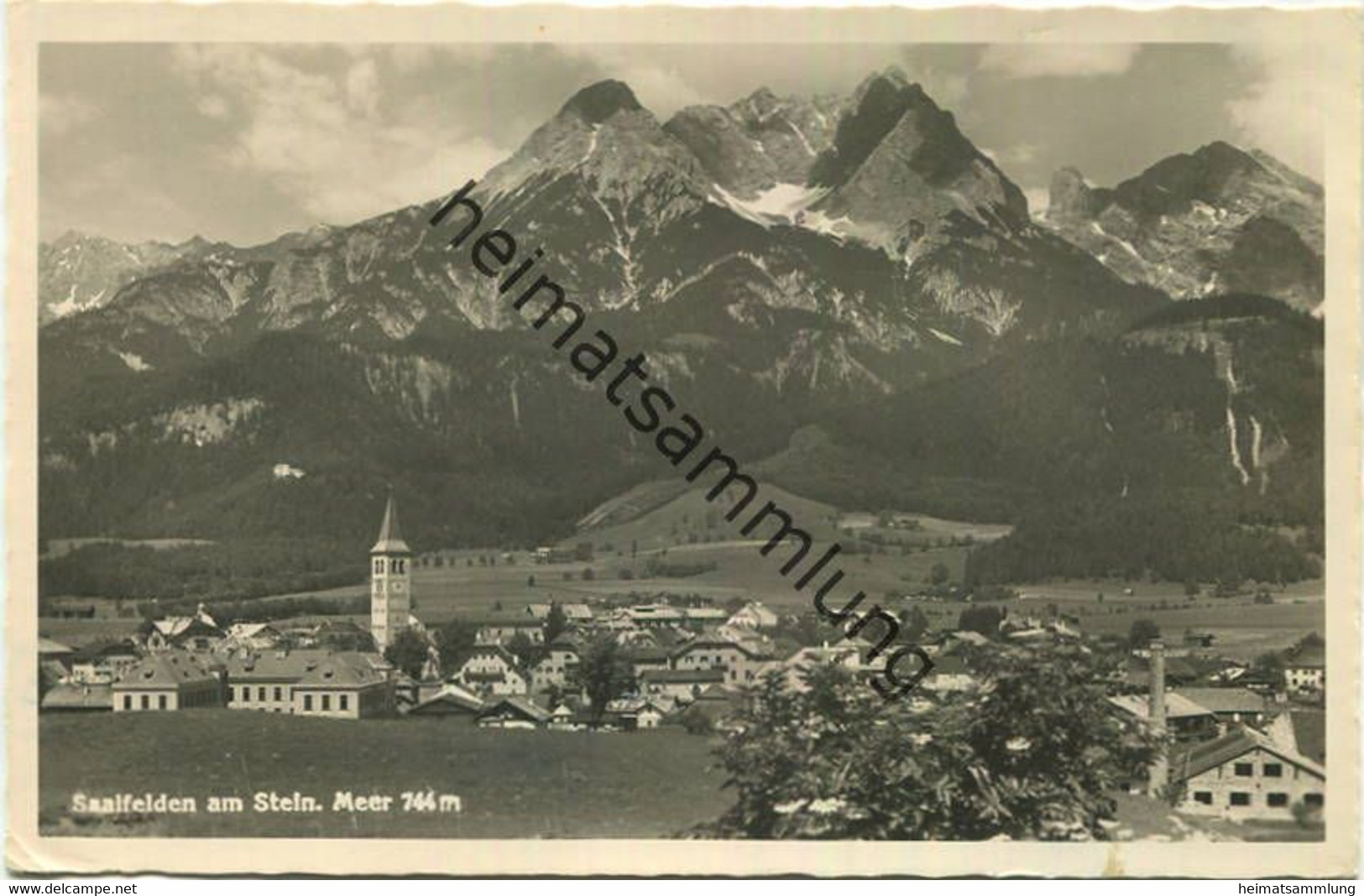 Saalfelden Am Steinernen Meer - Foto-AK - Gel. 1942 - Saalfelden