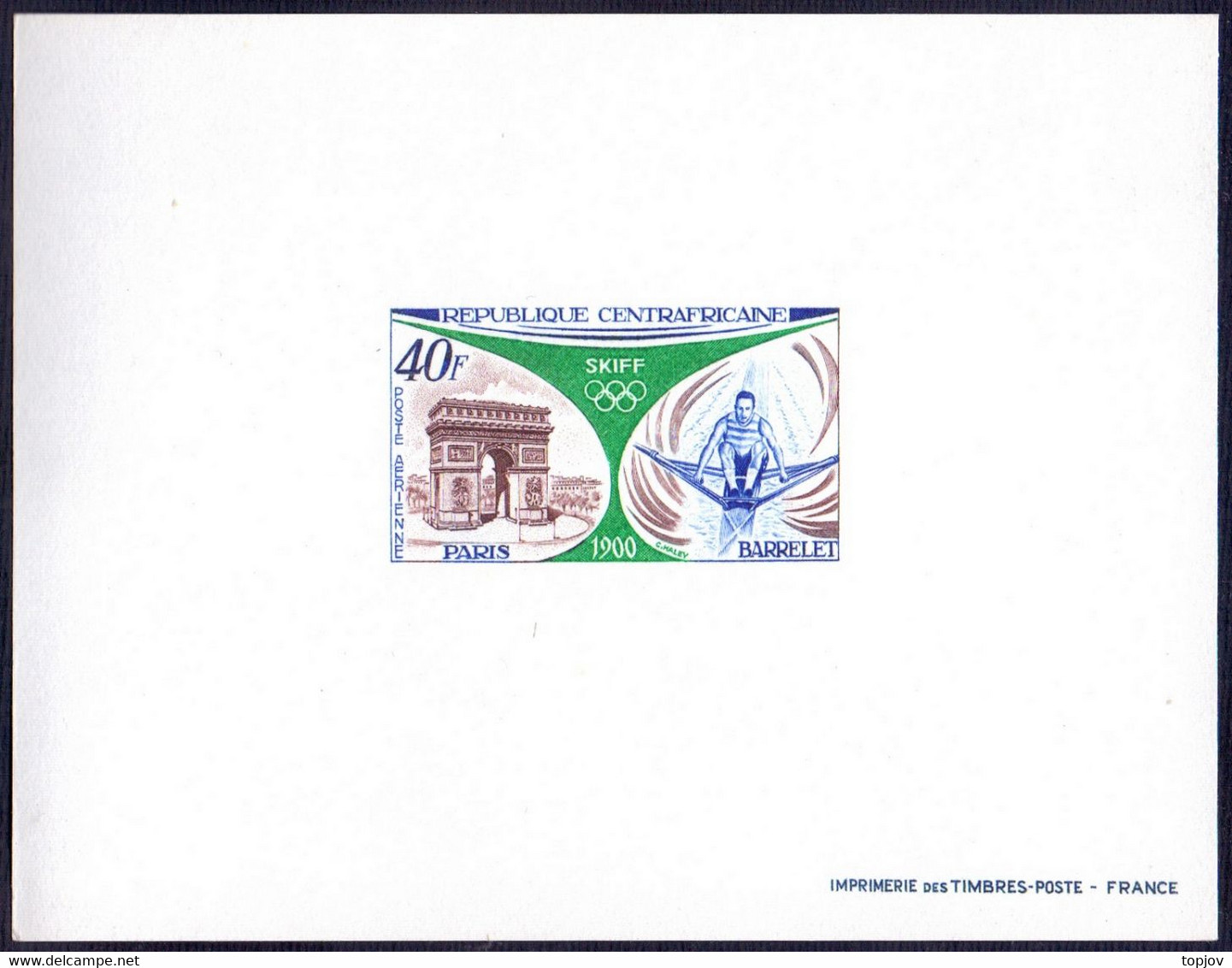 CAR - ROWING  PARIS 1900 - **MNH - 1974 - Verano 1900: Paris