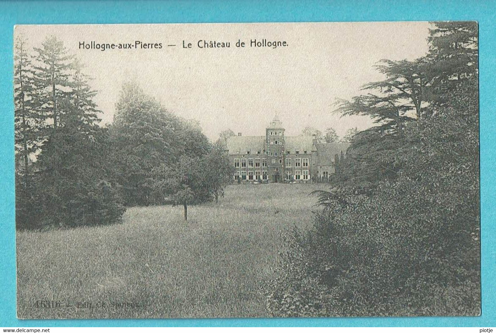 * Hollogne Aux Pierres - Grace Hollogne (Liège - Wallonie) * (Edit Ch. Spineux, Nr 16316) Chateau De Hollogne, Kasteel - Grace-Hollogne