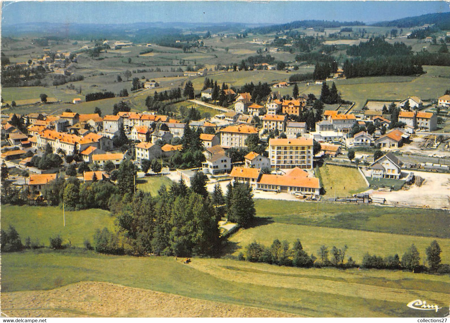 43-TENCE- VUE GENERALE AERIENNE - Solignac Sur Loire