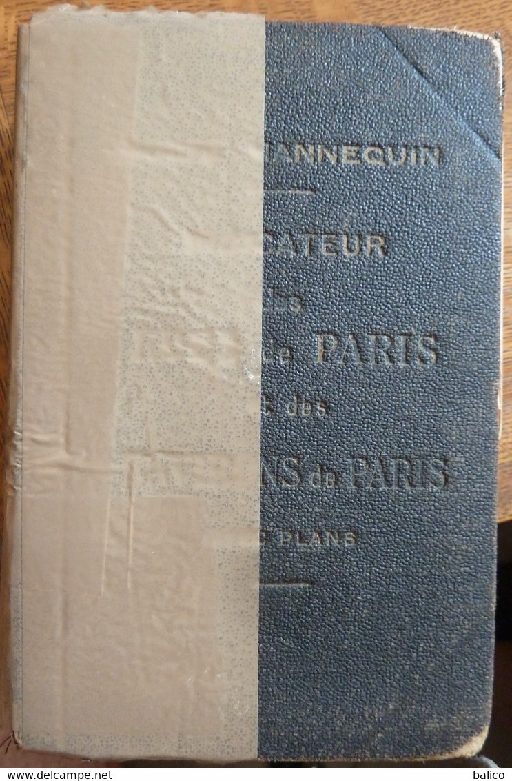 Guide HANNEQUIN - Indicateur Des Rues De Paris Et Des Environs De Paris Avec Plans 43ème Année - 1938 - Michelin-Führer