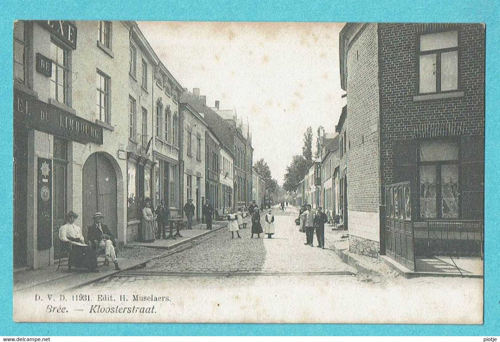 * Bree (Limburg) * (DVD - D.V.D. 11931 - Edit H. Muselaers) Kloosterstraat, Rue Du Cloitre, Hotel Du Limbourg, TOP - Bree