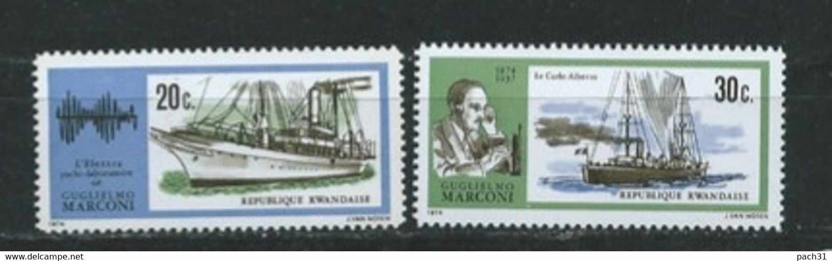 Rwanda  Lot De Timbres   Thème  Marconi - Collections