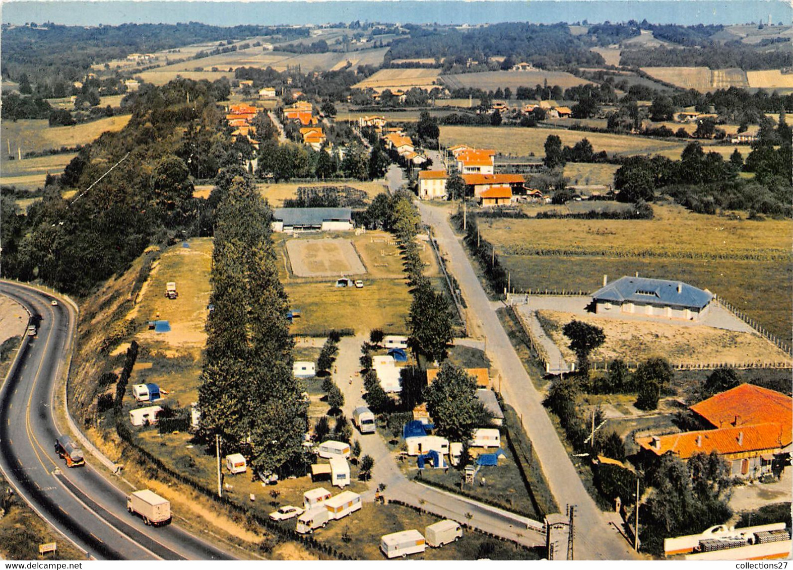 31-SAINT-GAUDENS- VUE AERIENNE LE CAMPING - Saint Gaudens