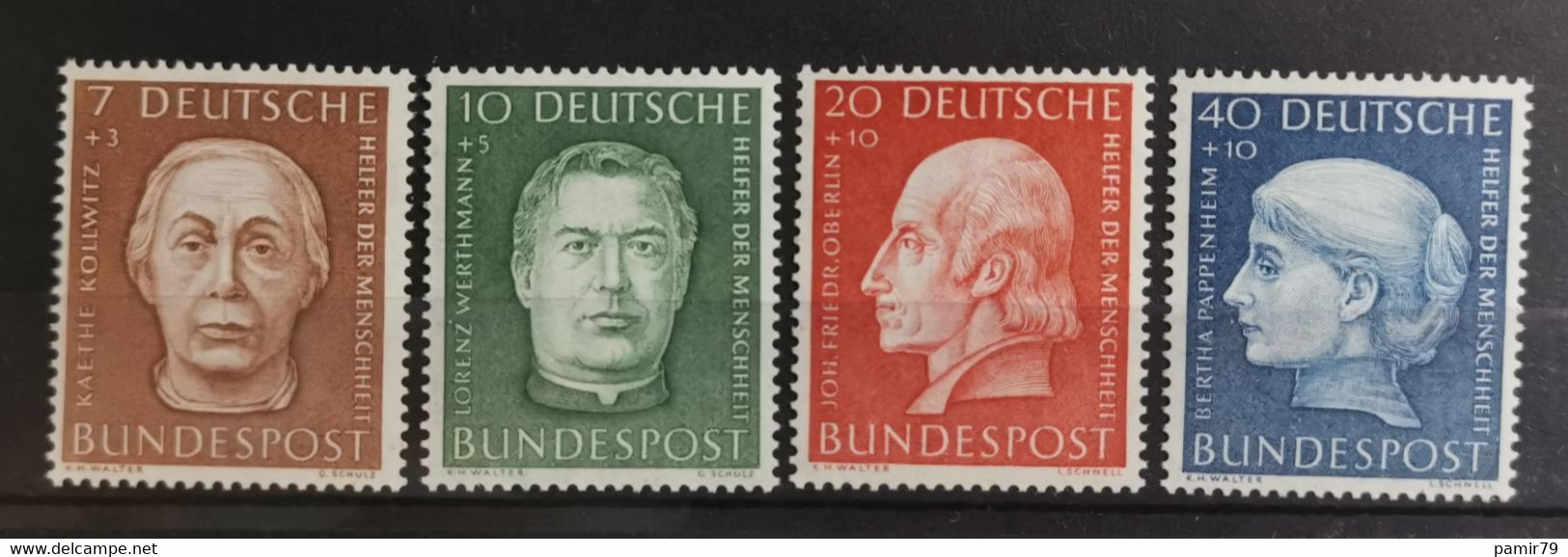 1954 Helfer Der Menschheit Postfrisch** MiNr: 200-203 - Unused Stamps