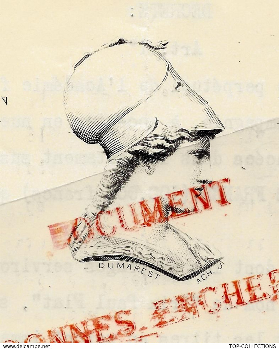 1919 ENTETE INSTITUT DE FRANCE ACADEMIE FRANCAISE TESTATMENT Paul Flat Et Prix Annuel B.E.V.SCANS - Historical Documents