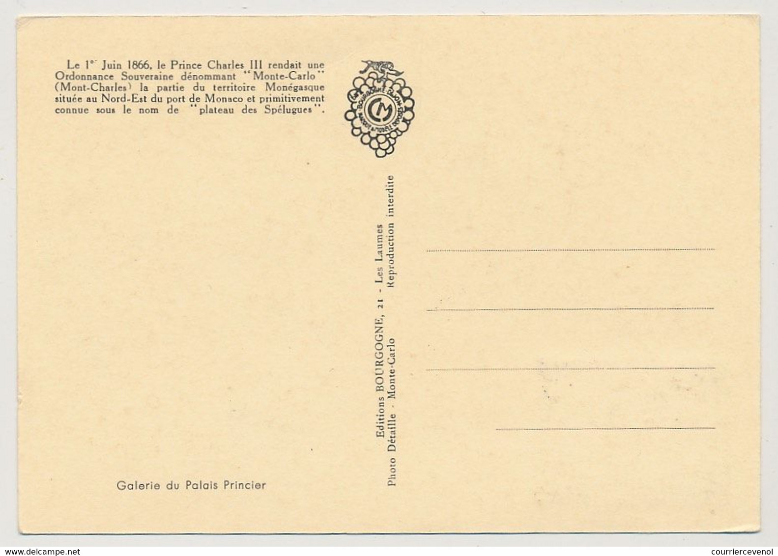 MONACO - Carte Maximum - 0.12F Prince Charles III - Maximumkarten (MC)
