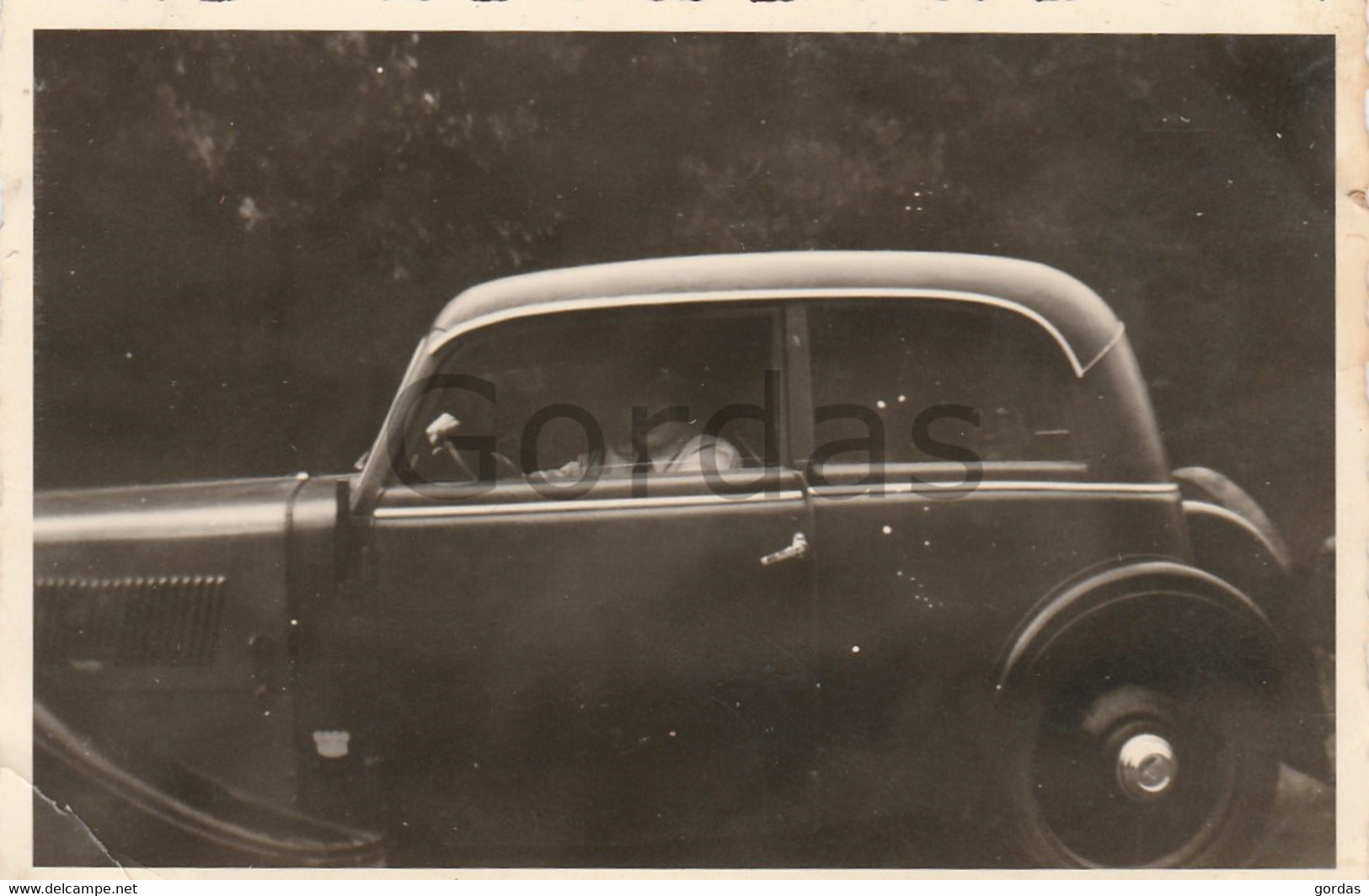 Germany - Eisenberg - Forsthaus Schollenberg - Old Time Car  - Photo - 60x80mm - Eisenberg