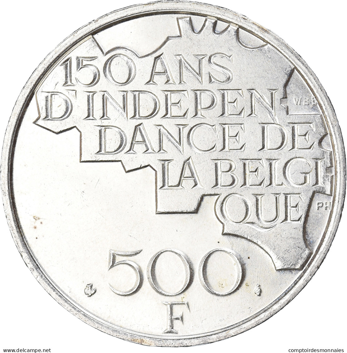 Monnaie, Belgique, Baudouin I, 500 Francs, 500 Frank, 1980, Bruxelles, SUP - 500 Francs