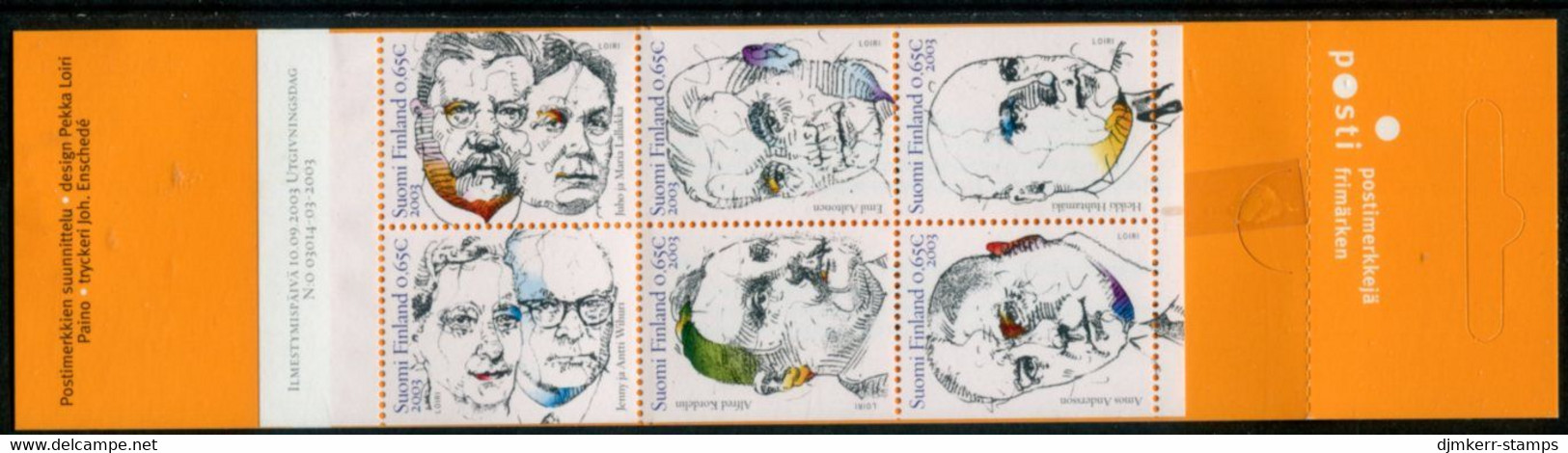 FINLAND 2003 Patrons Of Science And Culture Booklet MNH / **.  Michel  1664-69 - Neufs