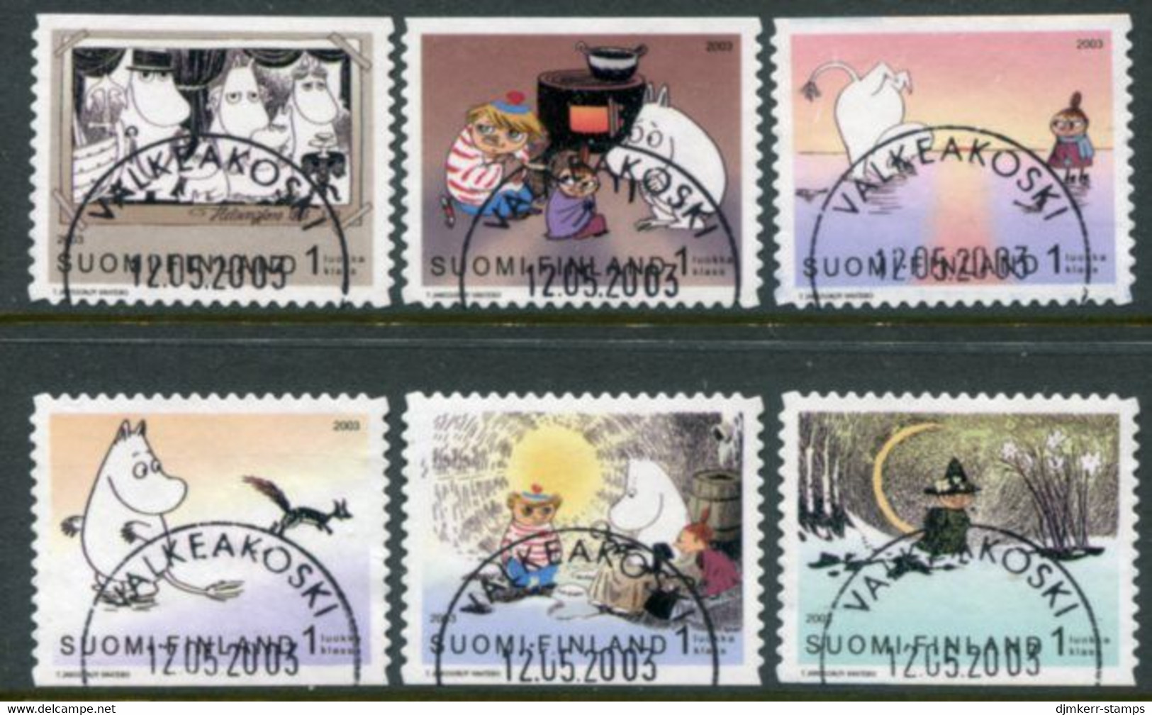 FINLAND 2003 Moomins V Used.  Michel  1649-54 - Usati