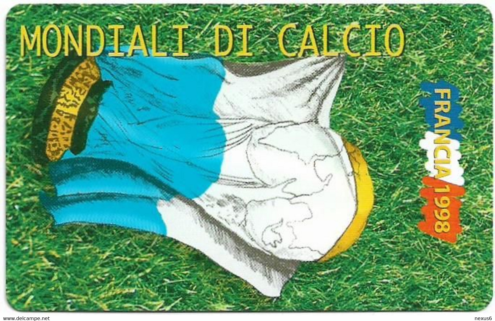 San Marino (URMET) - RSM-032 - Football France '98 - Cup - 05.1998, 10.000L, 25.000ex, Mint - San Marino
