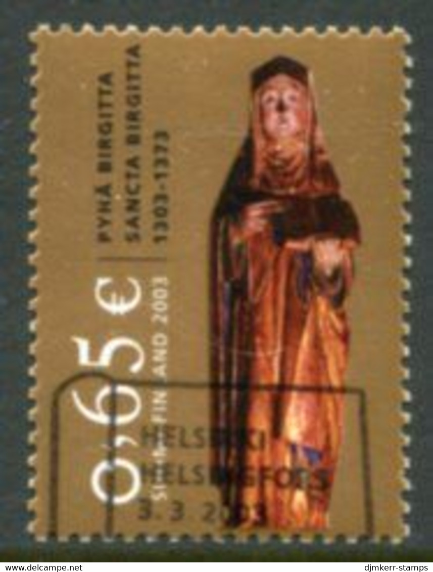 FINLAND 2003 St. Bridget 700th Anniversary Used.  Michel  1647 - Usados