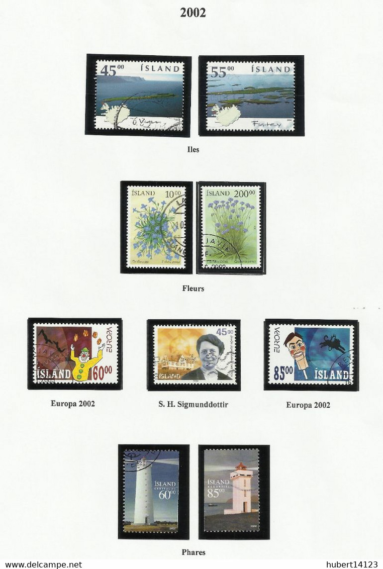 ISLANDE 2002  N° 928 à 953 + BLOC N° 30 à 32 - Volledig Jaar