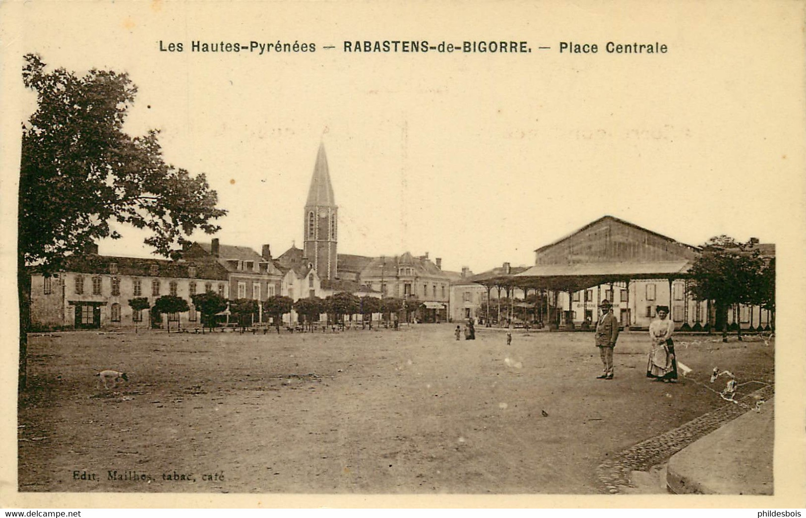 HAUTES PYRENNEES  RABASTENS DE BIGORRE  Place Centrale - Rabastens De Bigorre