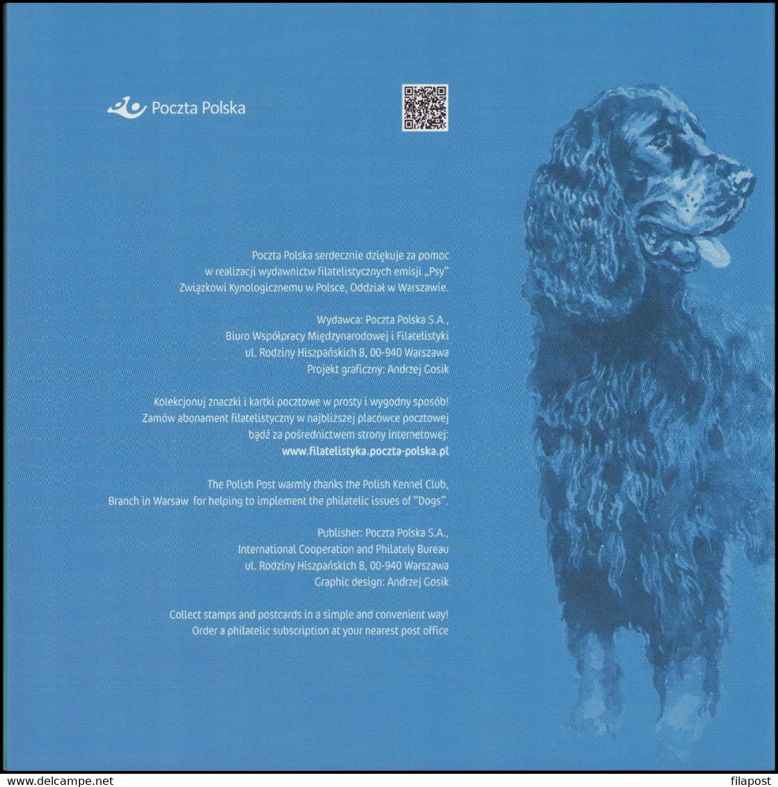 Poland 2022 Booklet Folder / Dogs - Bernese, Retriever, Setter, Bulldog, Terrier, Dachshund /with Perforated Block MNH** - Volledige Vellen