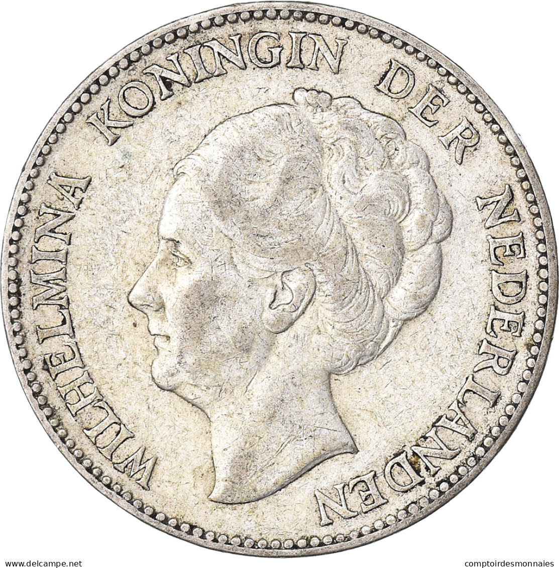 Monnaie, Pays-Bas, Wilhelmina I, Gulden, 1923, TTB, Argent, KM:161.1 - 1 Gulden