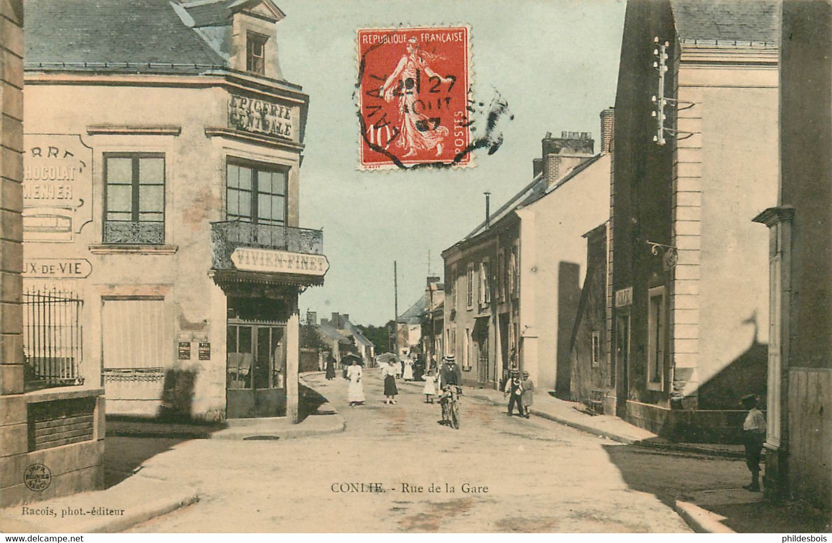 SARTHE CONLIE Rue De La Gare - Conlie