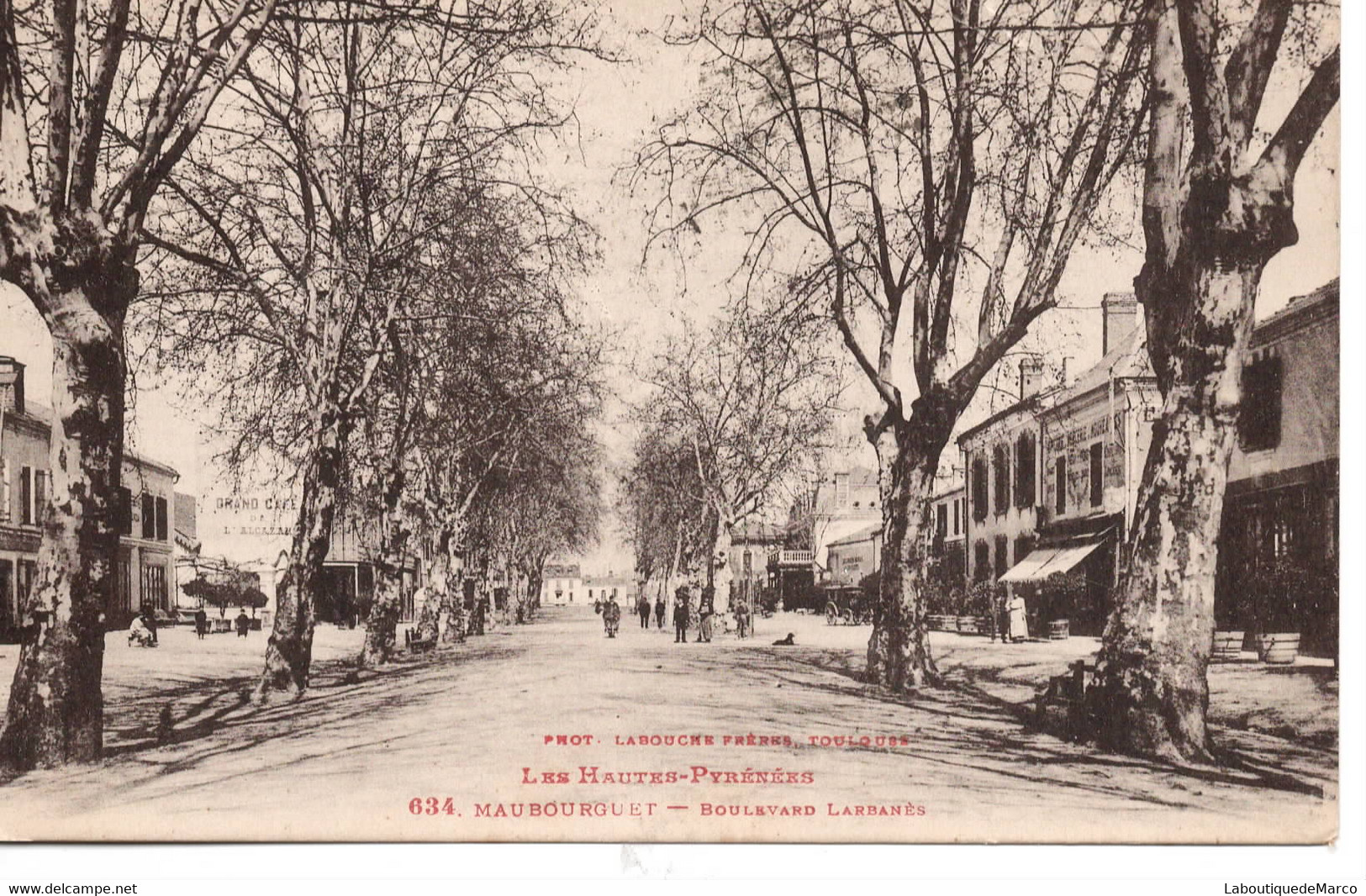 65 - Maubourguet - Boulevard Larbanès - Dos Divisé - Maubourguet