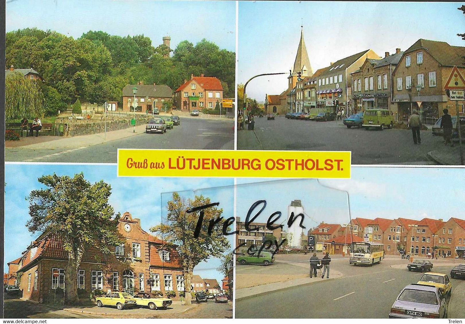 Allemagne, Lütjenburg, 1987, Gelaufen - Luetjenburg