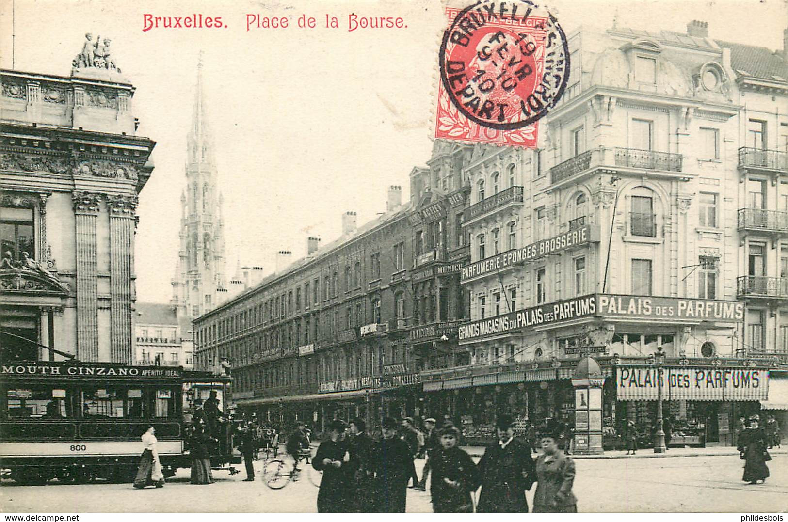 BELGIQUE  BRUXELLES Place De La Bourse - Avenues, Boulevards