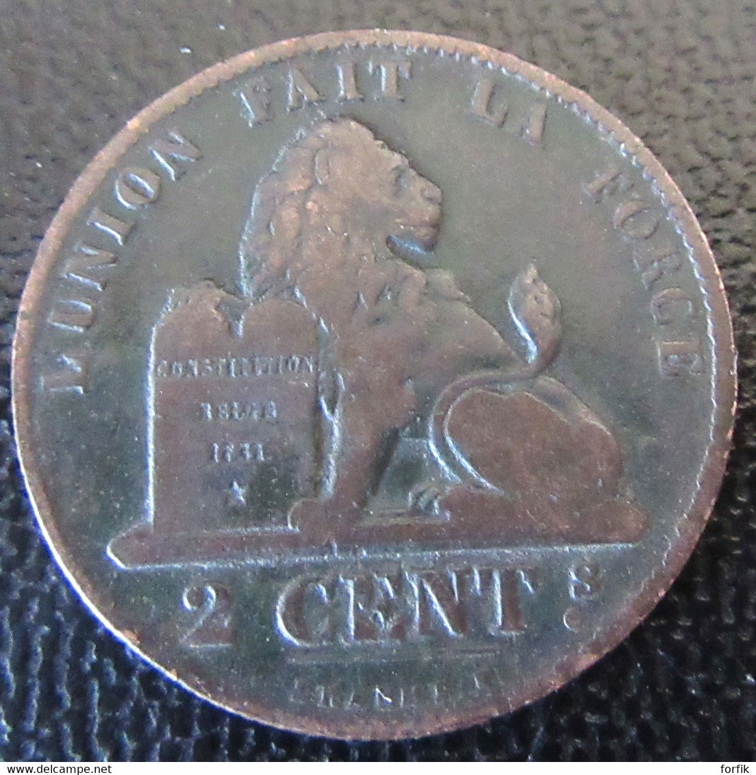 Belgique - Monnaie 2 Centimes Léopold I 1862 - 2 Cents