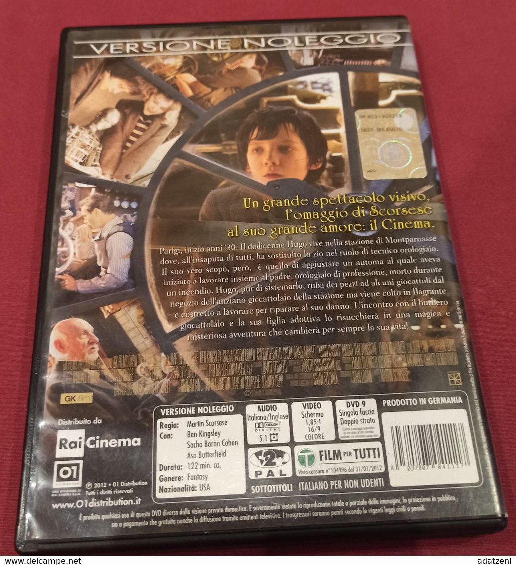 DVD HUGO CABRET DURATA 122 MINUTI GENERE FANTASY - Sciences-Fictions Et Fantaisie