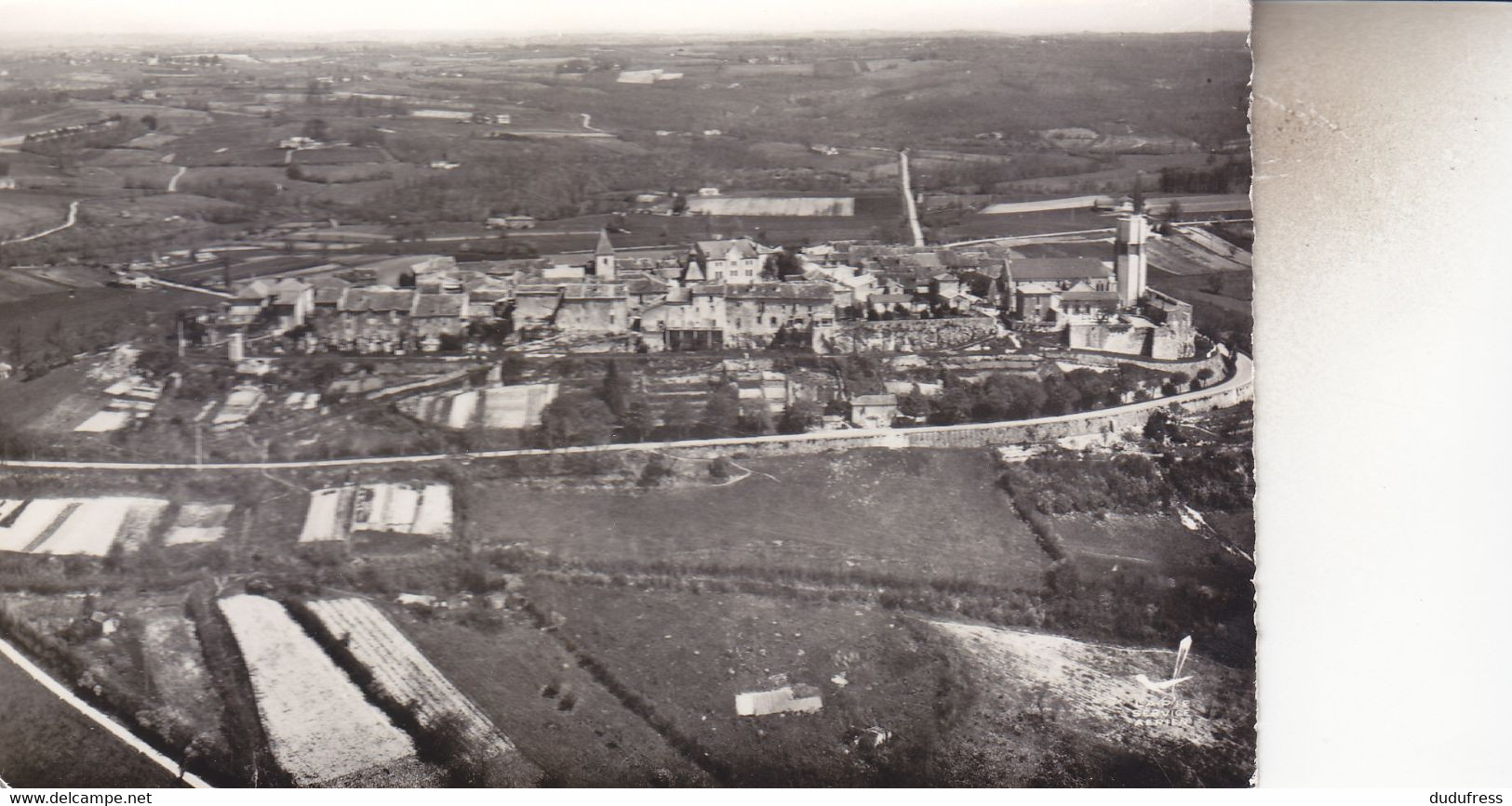 TOURNON D AGENAIS          VUE GENERALE  FORMAT CPA - Tournon D'Agenais