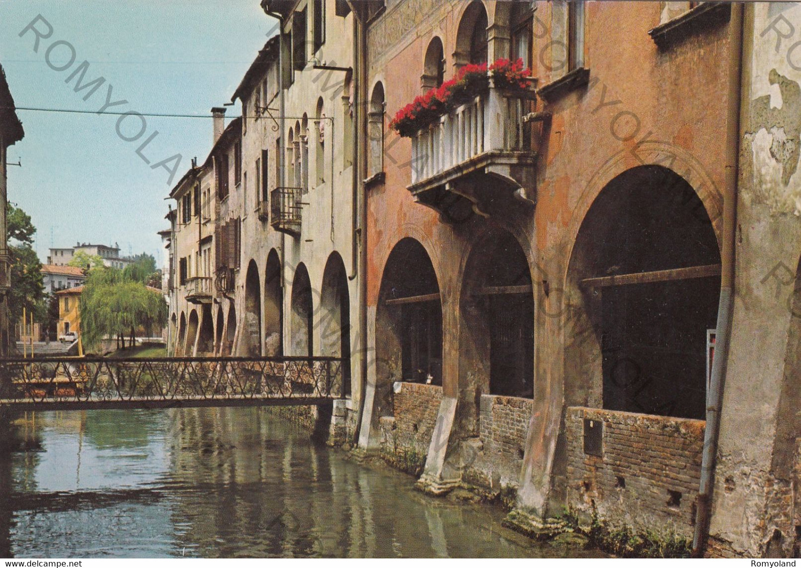 CARTOLINA  TREVISO,VENETO,SOTTOPORTICI DI BURANELLI,STORIA,MEMORIA,RELIGIONE,IMPERO ROMANO,BELLA ITALIA,NON VIAGGIATA - Treviso