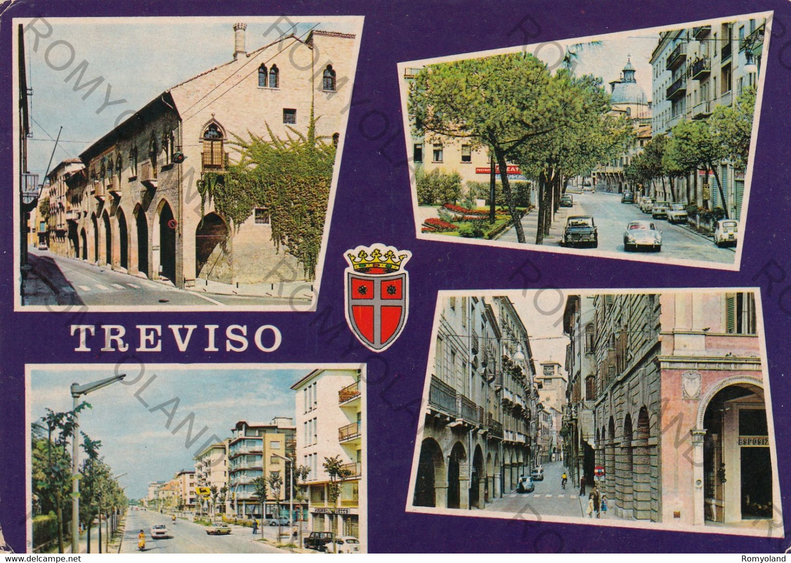 CARTOLINA  TREVISO,VENETO,MEMORIA,RELIGIONE,STORIA,MEMORIA,IMPERO ROMANO,VACANZA,BELLA ITALIA,VIAGGIATA 1981 - Treviso