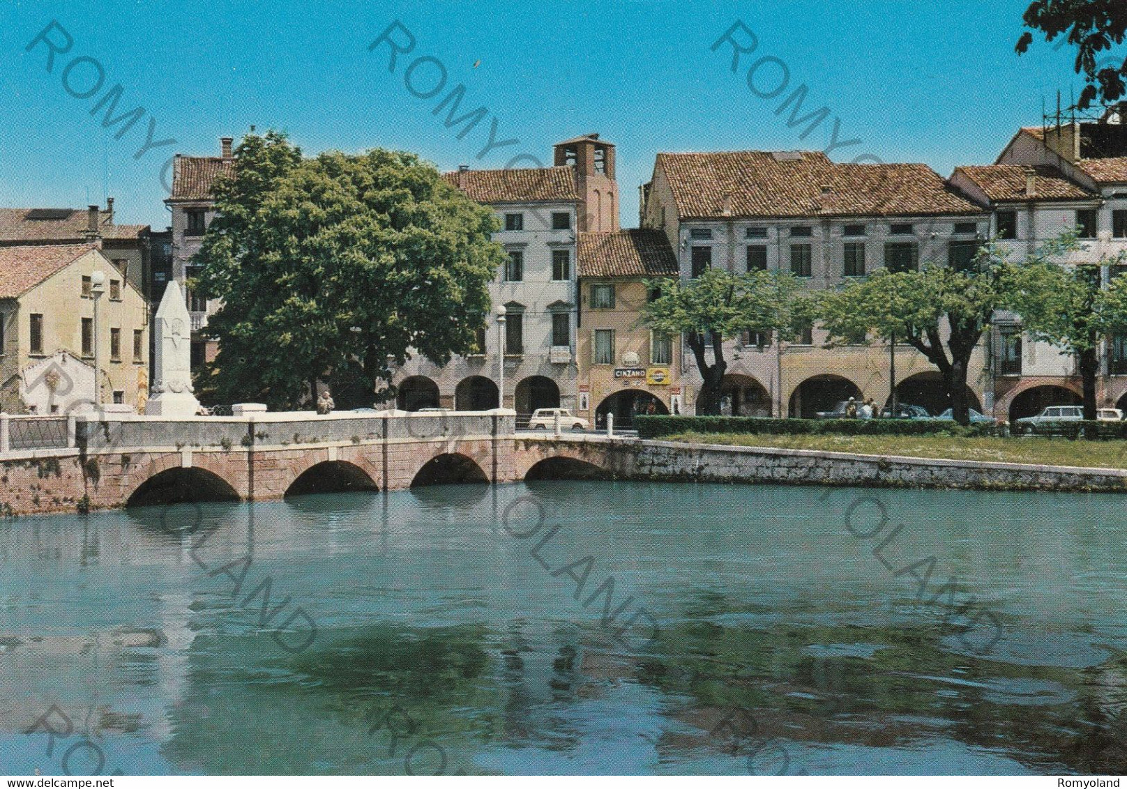 CARTOLINA  TREVISO,VENETO,PONTE DANTE,MEMORIA,RELIGIONE,STORIA,MEMORIA,IMPERO ROMANO,BELLA ITALIA,NON VIAGGIATA - Treviso