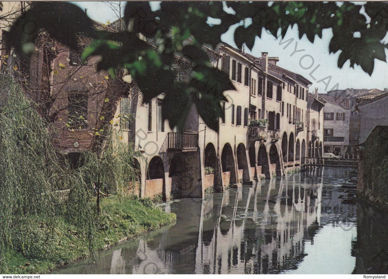 CARTOLINA  TREVISO,VENETO,ANTICHE CASE DEI BURANELLI,STORIA,CULTURA,MEMORIA,IMPERO ROMANO,BELLA ITALIA,NON VIAGGIATA - Treviso