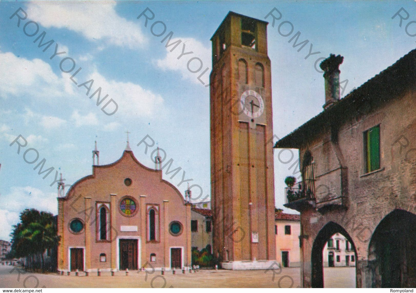 CARTOLINA  TREVISO,VENETO,BASILICA S.MARIA MAGGIORE,MEMORIA,RELIGIONE,IMPERO ROMANO,BELLA ITALIA,NON VIAGGIATA - Treviso