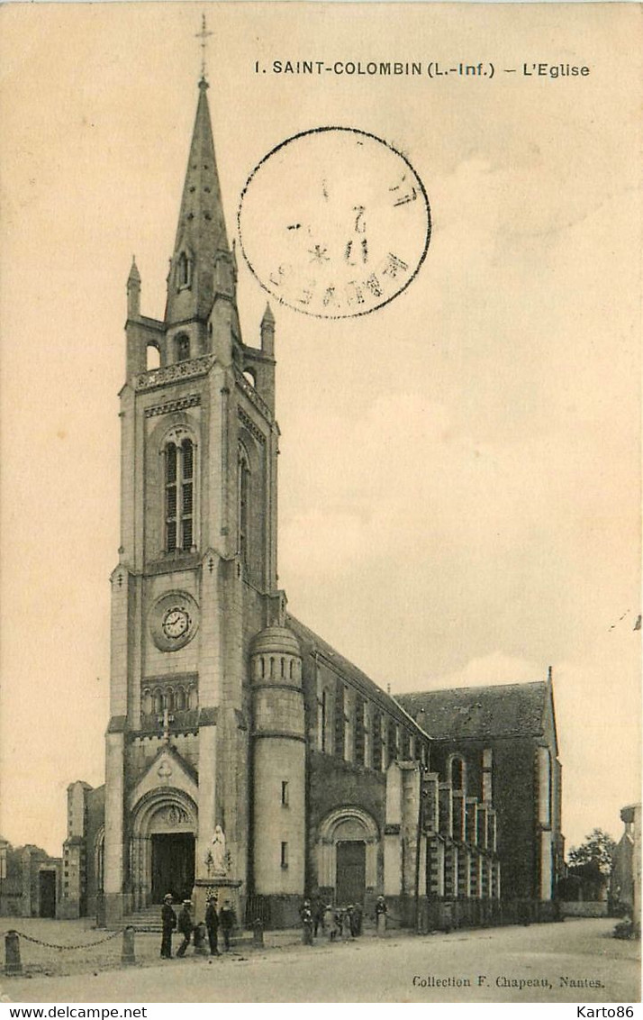 St Colombin * La Place De L'église - Saint Etienne De Montluc