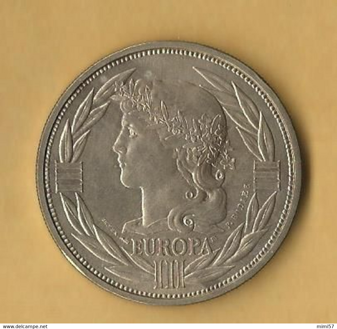 ECU EUROPA 1992137 - Errors & Oddities