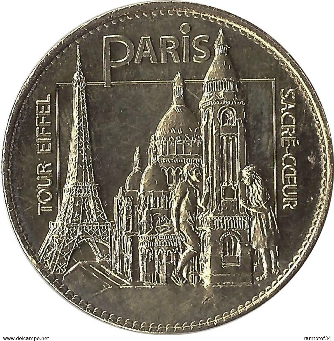 2022 AB101 - ÉLANCOURT - France Miniature 5 (Tour Eiffel Et Sacré Coeur) / PICHARD BALME - 2022