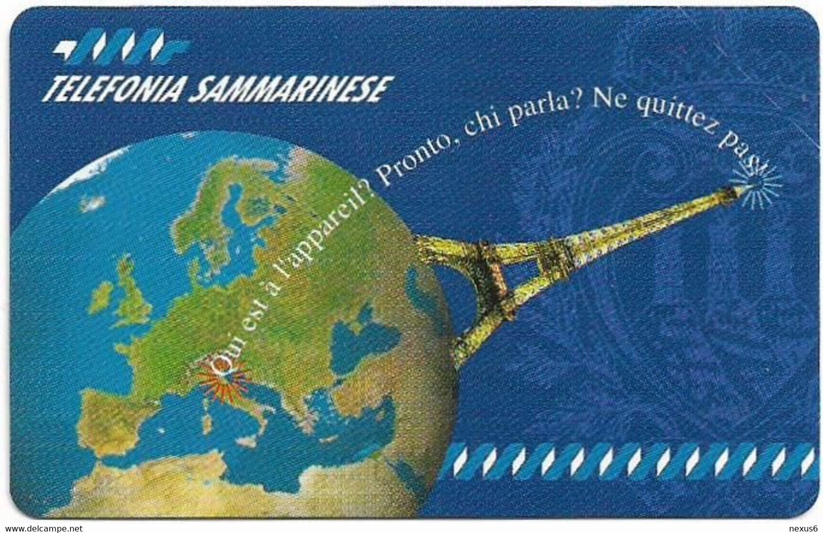 San Marino (URMET) - RSM-018 - Pronto, Chi Parla - Paris - 04.1997, 10.000L, 25.000ex, Mint - San Marino