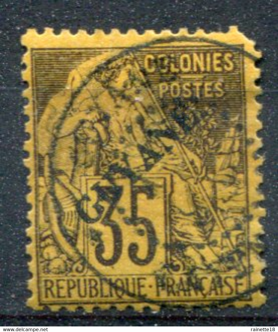 Guyane              N° 25 Oblitéré   Une Dent Courte Haut Droit - Used Stamps