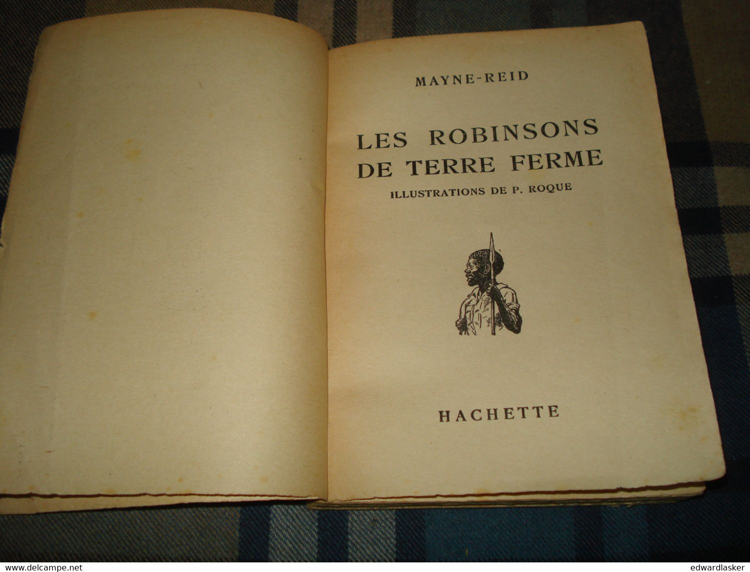 Bibl. De La JEUNESSE : Les Robinsons De Terre Ferme /Mayne Reid - Illustrations De P. Roque - 1936 - Bibliotheque De La Jeunesse