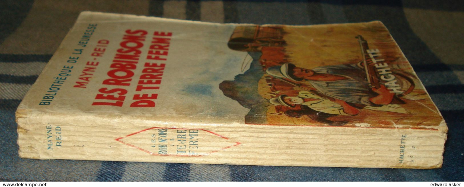 Bibl. de la JEUNESSE : Les Robinsons de Terre Ferme /Mayne Reid - illustrations de P. Roque - 1936