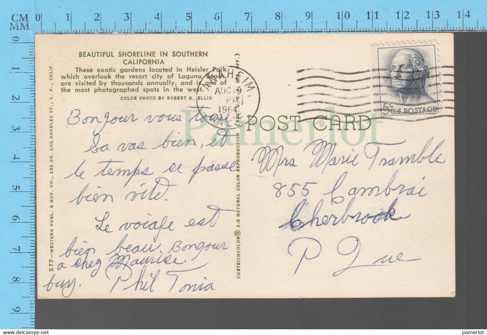 USA California Anaheim - Biautiful Shore Line In Sout California - Cover Anaheim CAL. 1964 - Anaheim