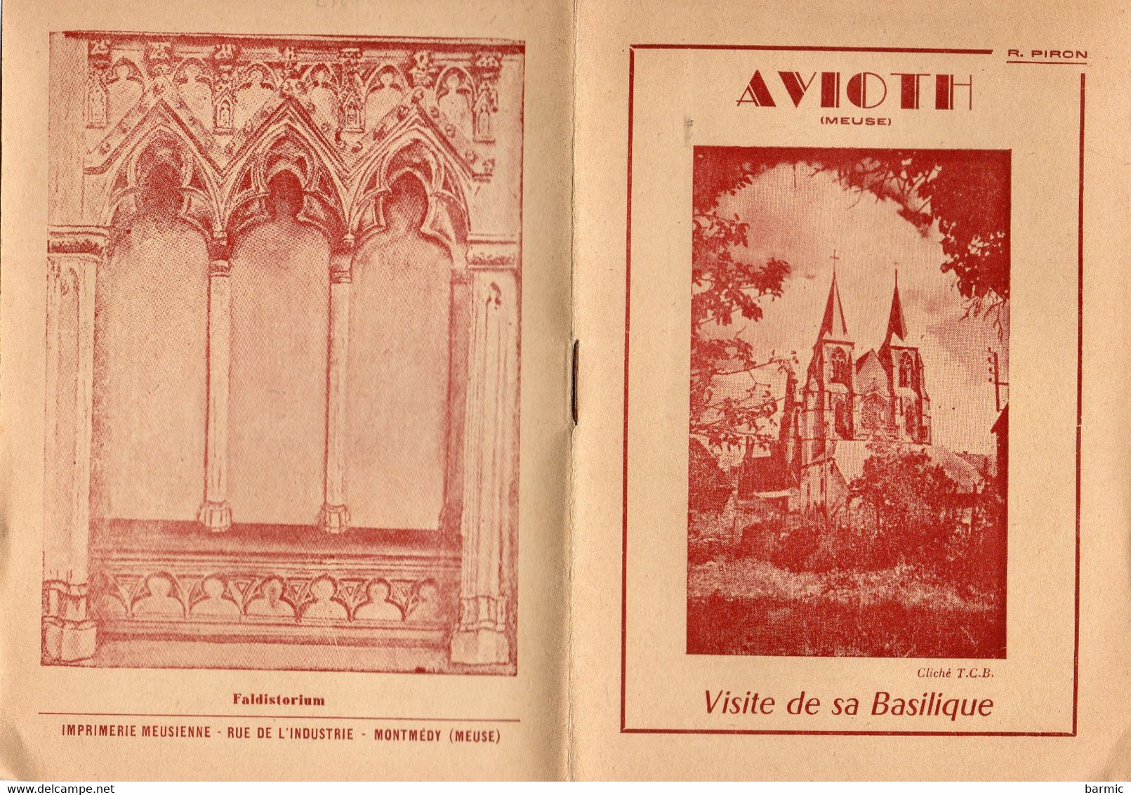 LIVRET VISITE DE LA BASILIQUE AVIOTH COULEUR REF 1839 - Architecture