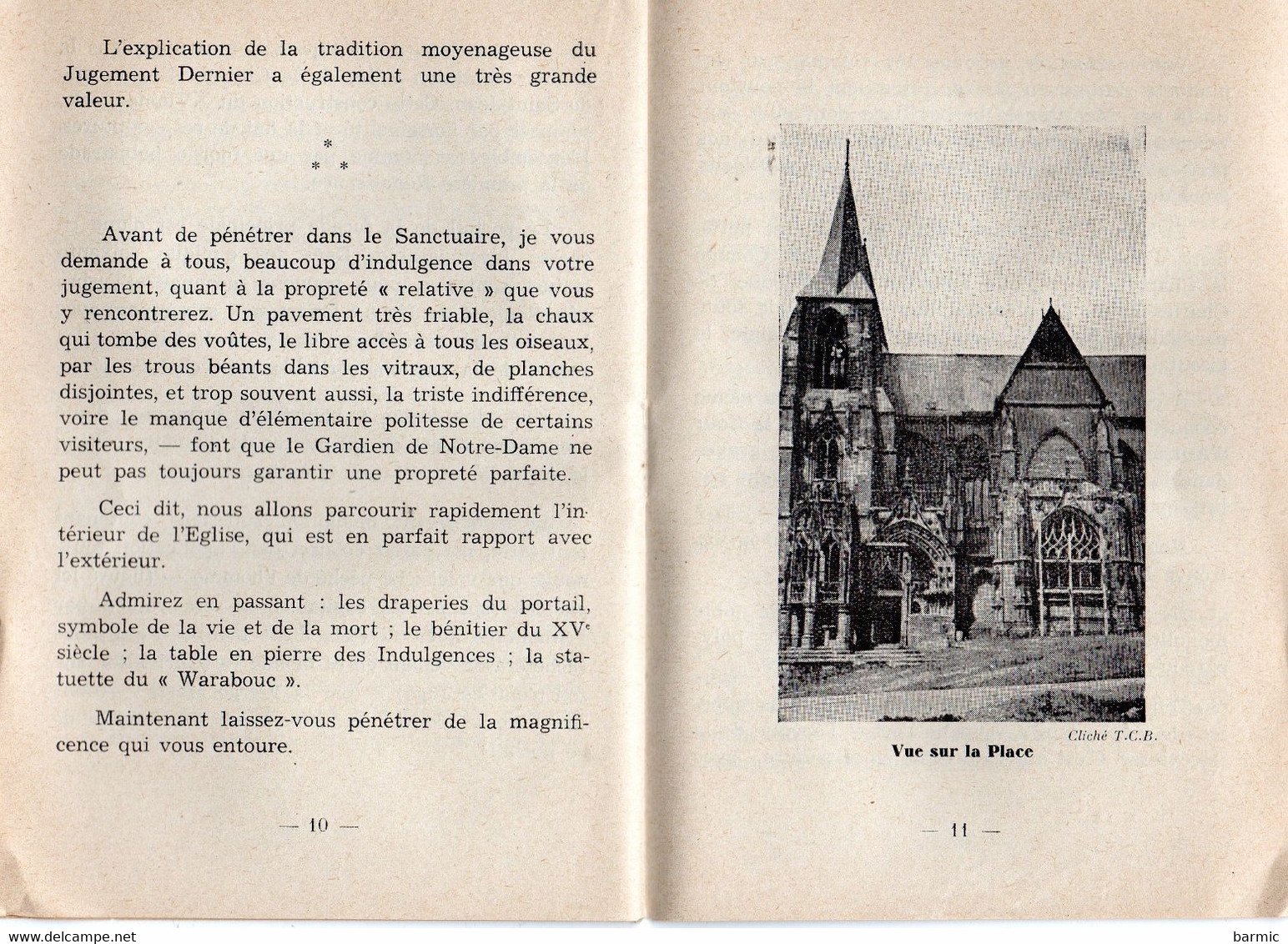 LIVRET VISITE DE LA BASILIQUE AVIOTH COULEUR REF 1839