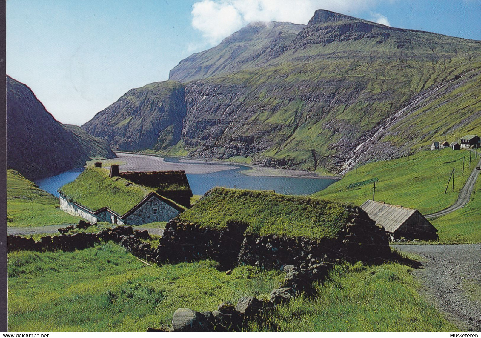 Faroe Islands PPC Duvugardur I Saksun TÓRSHAVN 1984 DRAGØR Denmark Fish Fisch - Féroé (Iles)