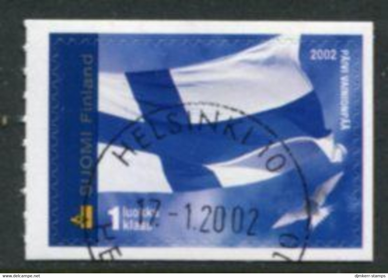 FINLAND 2002 National Flag  Used. Michel  1601 - Gebraucht