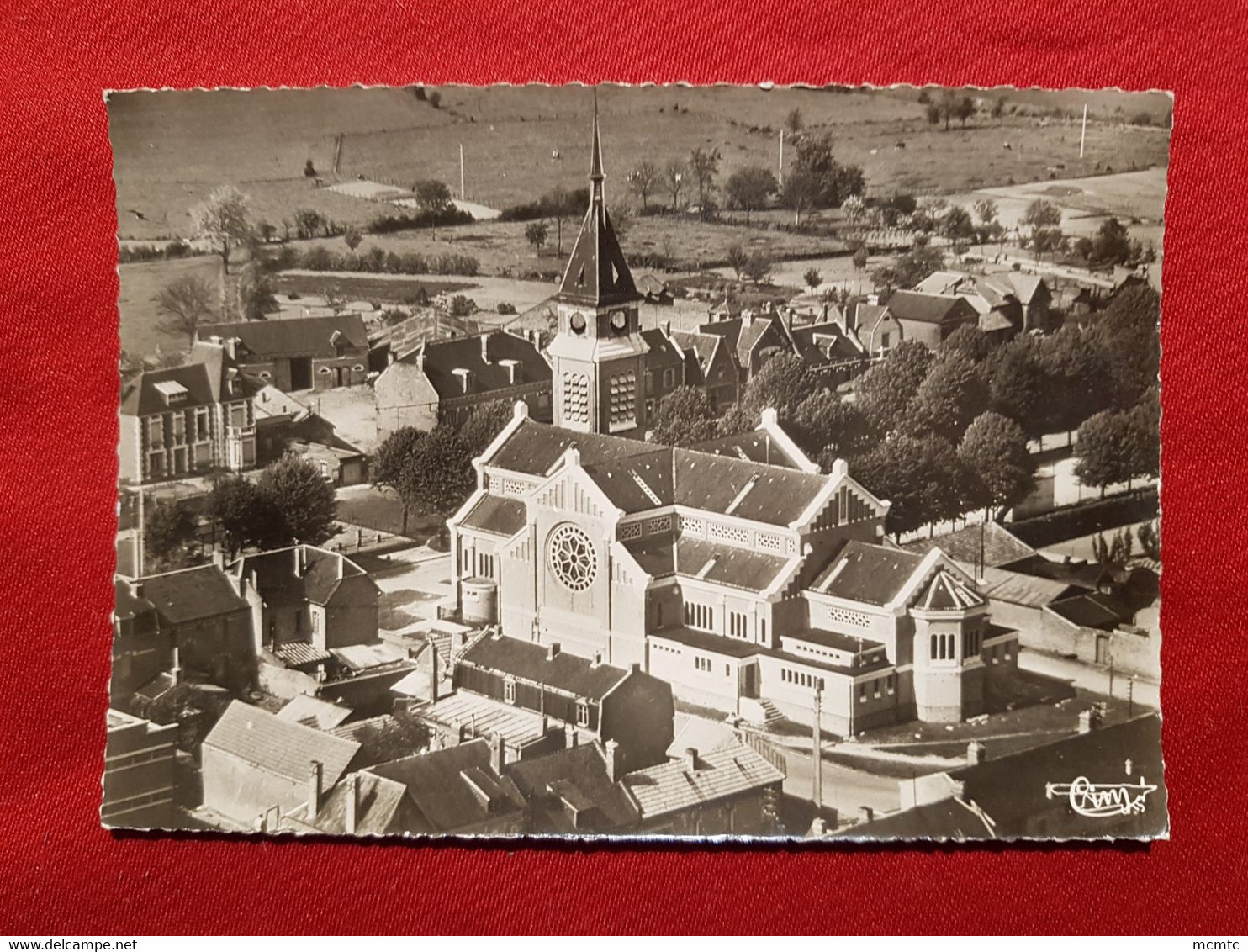 CPSM Grand Format   - Chaulnes - (Somme) -  Vue Aérienne - Chaulnes