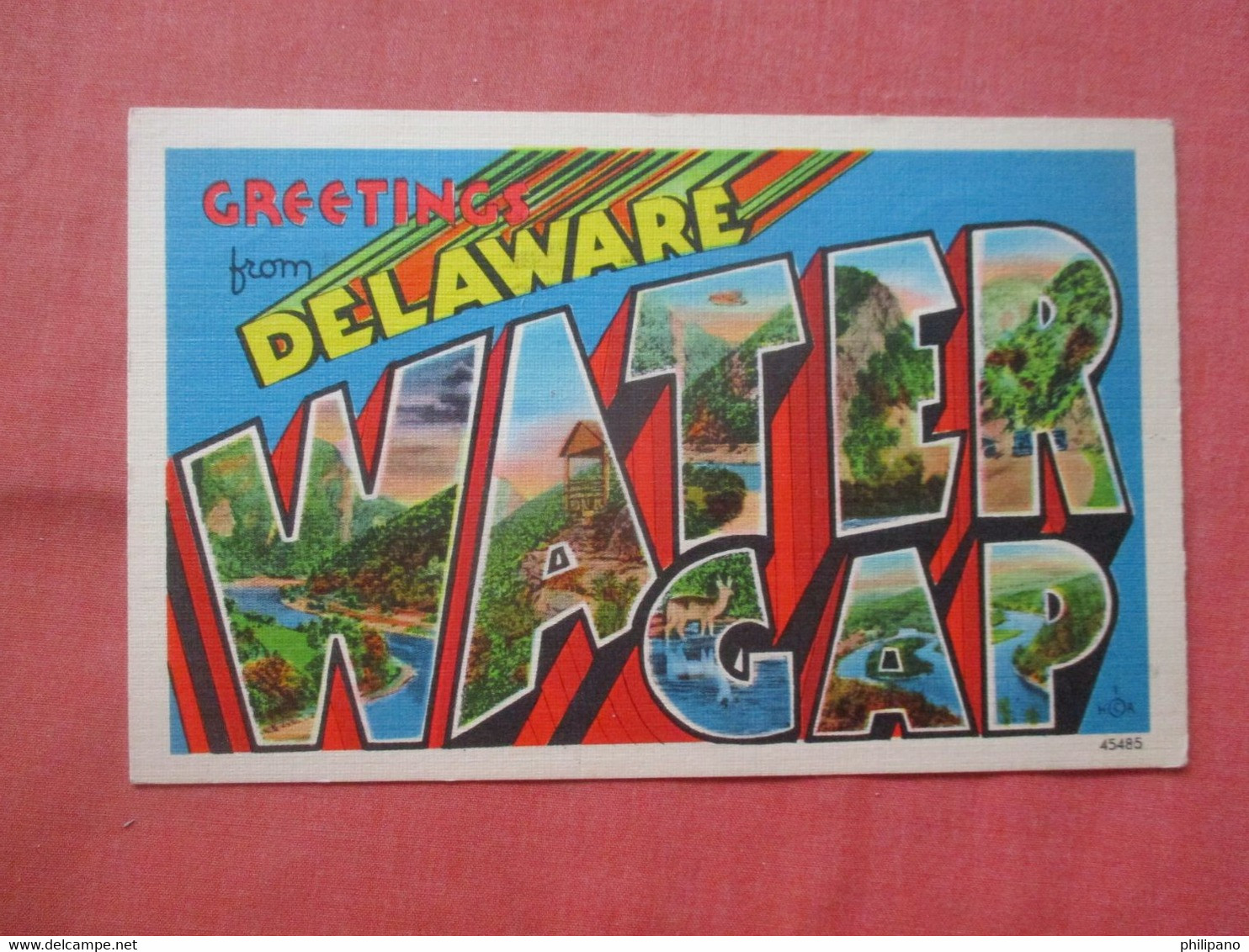 Greetings  Delaware Water. Gap.    Pennsylvania   Ref 5618 - Harrisburg