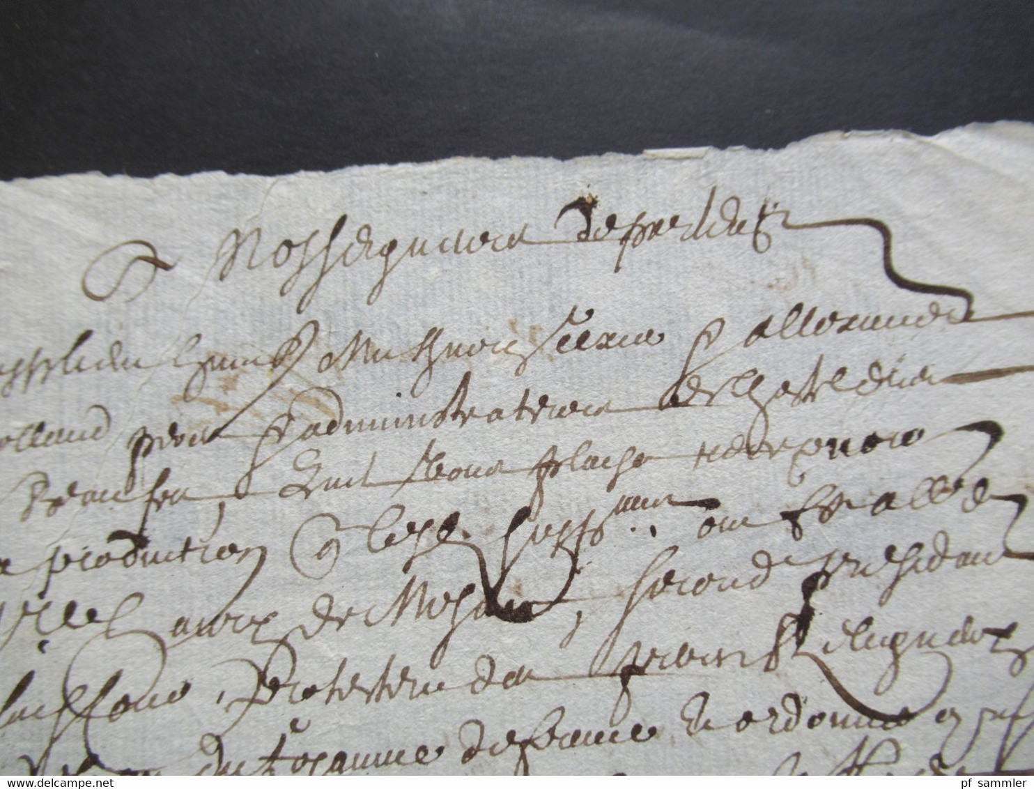 Frankreich 17. Jahrhundert 1645 Brief / Inhalt / Tolles Dokument Mit Mehreren / Verschiedenen Unterschriften - ....-1700: Precursori